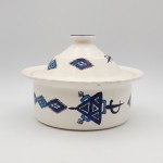 Cocotte Querouana Sahel bleu - D 25 cm