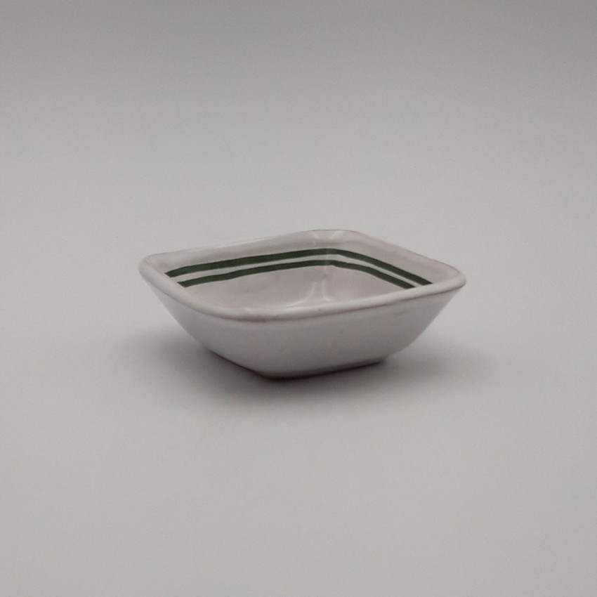 Ramequin carré Khelel beige - L 10 cm