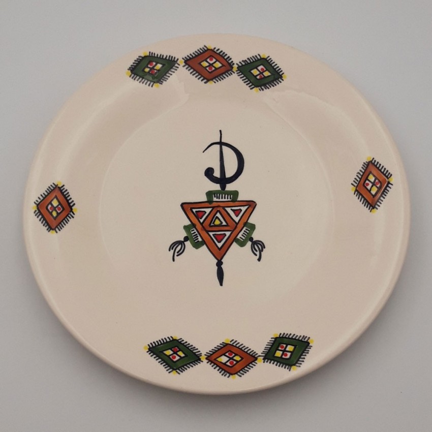Assiette plate Sahel beige - D 28 cm