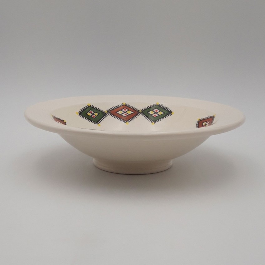 Assiette Tebsi Sahel beige - D 23 cm