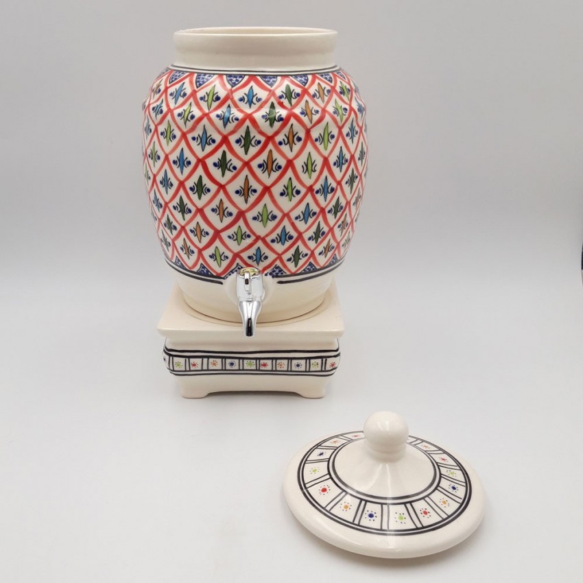 Vinaigrier grande capacité Bakir Rouge 5 L