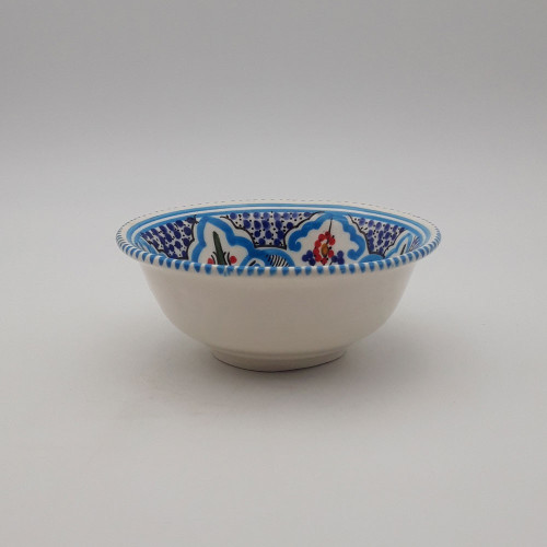 Coupelle Marocain Turquoise Liseré - D 15 cm 2