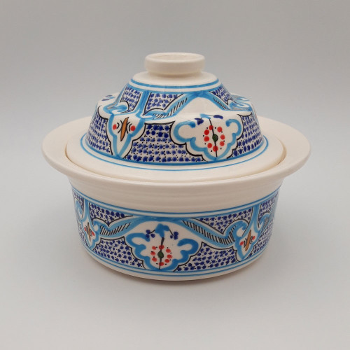 Cocotte Querouana Marocain turquoise - D 20cm