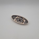 Plat ovale Marocain noir - L 20 cm