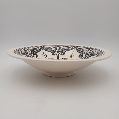 Plat Tebsi Marocain noir - D 37 cm