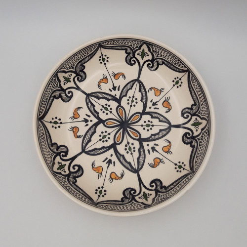 Jatte Marocain noir - D 25 cm