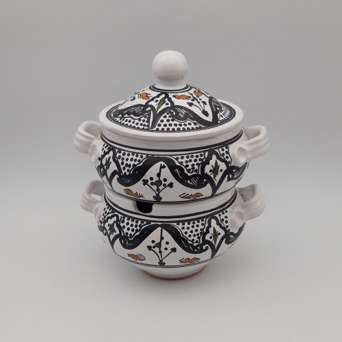 Couscoussier Marocain noir - Petit modèle