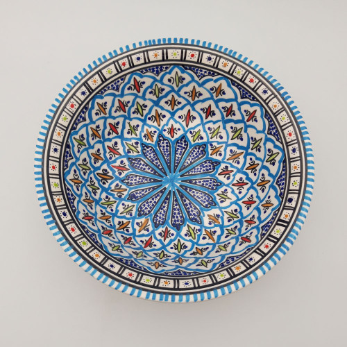 Saladier Bakir turquoise - D 30 cm