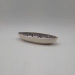 Plat ovale Bakir gris - L 24 cm