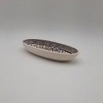 Plat ovale Bakir gris - L 30 cm