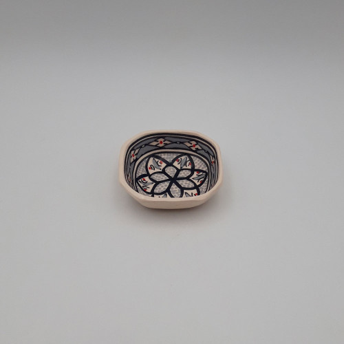 Plat octogonal Bakir gris - L 10 cm 2