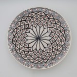 Plat Tebsi Bakir gris - D 27 cm