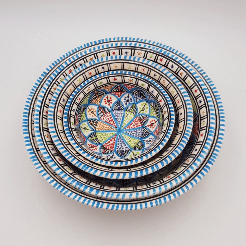 Lot de 4 saladiers Bakir royal