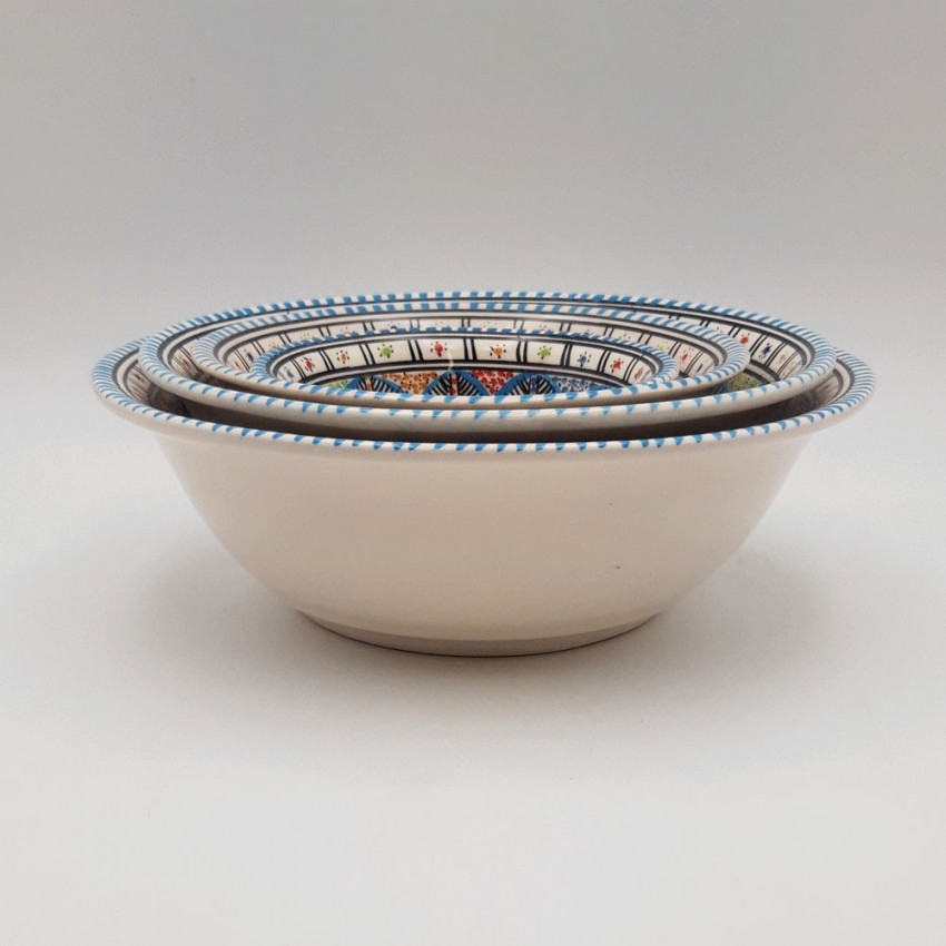 Lot de 4 saladiers Bakir royal