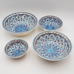 Lot de 4 saladiers Bakir turquoise