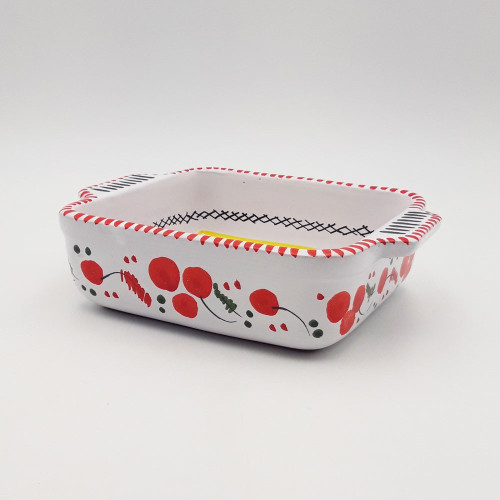 Plat de cuisson individuel en céramique Fleur