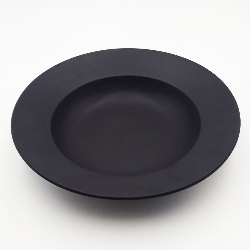 Assiette à pâtes Noir Mat - D 29 cm - Assiette creuse