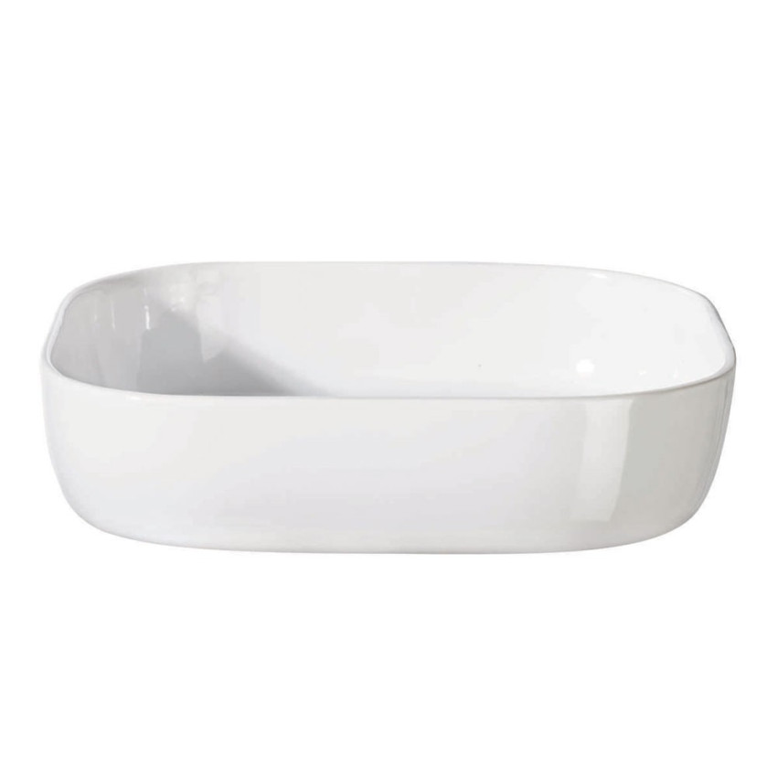 Plat de cuisson rectangle de 39*30*7 cm en porcelaine