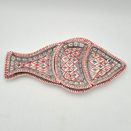 Service apéritif Poisson Bakir Rouge