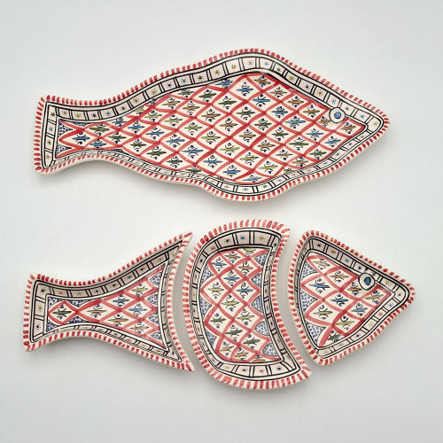 Service apéritif Poisson Bakir Rouge