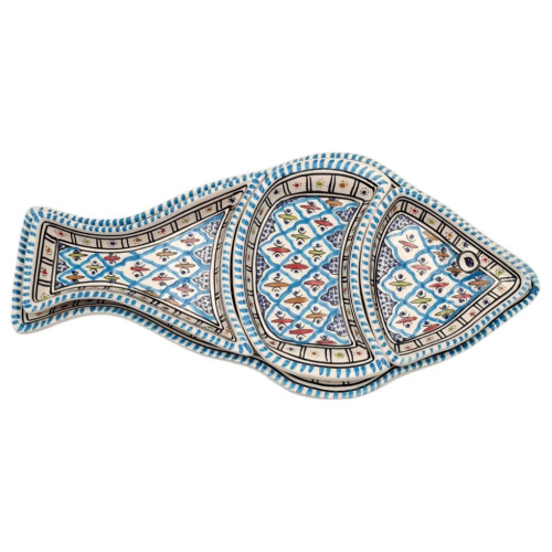 Service apéritif Poisson Bakir Turquoise