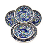 Service à couscous artisanal Poissons Bleus – Vaisselle fait main