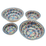 Lot de 4 saladiers artisanaux Bakir Royal – Vaisselle fait main
