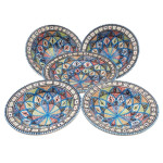 Service à couscous assiettes creuses Tebsis Bakir royal - 4 pers