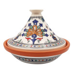 Tajine Warda terre cuite 27 cm | Cuisson traditionnelle