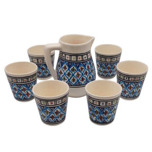 Service à boisson 6 personnes Bakir Turquoise