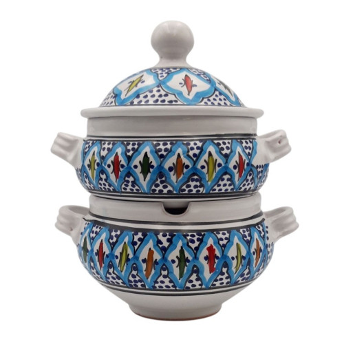 Couscoussier Bakir turquoise - Grand modèle