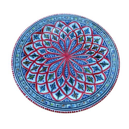 Plat à dessert Bakir rouge