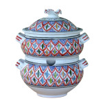 Couscoussier Bakir rouge - Petit modèle