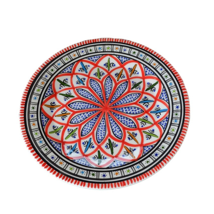 Assiette plate Bakir rouge - D 24 cm