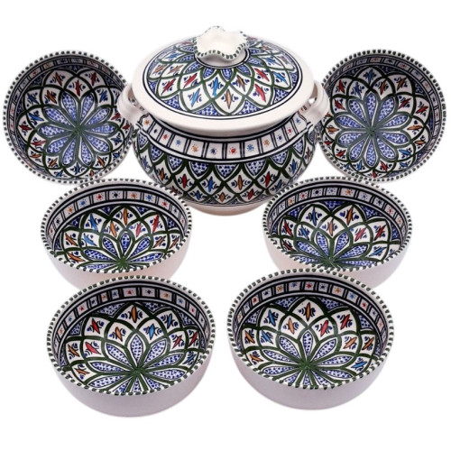 Service à soupe Bakir vert - 12 pers 2