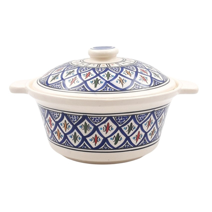 Cocotte à poignet Bakir Bleu - D 24 cm