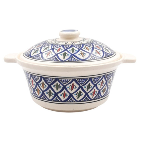 Cocotte à poignet Bakir Bleu - D 24 cm