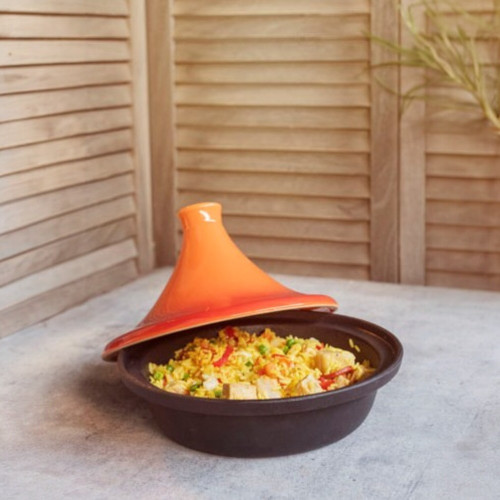 Tajine à induction en Fonte emaillée - D 25 cm