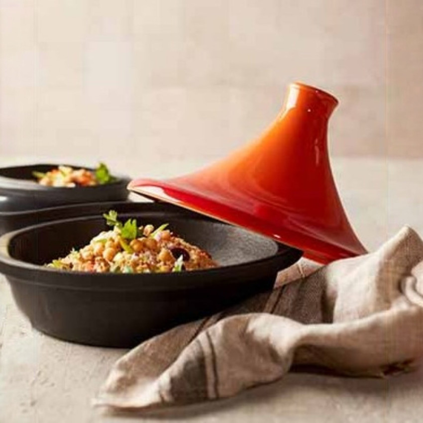 Tajine à induction en Fonte emaillée - D 30 cm