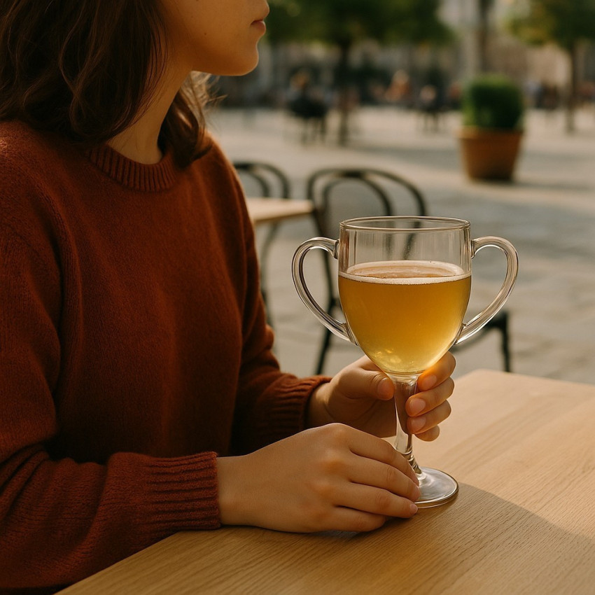 Verre à bière double poignée 52cl