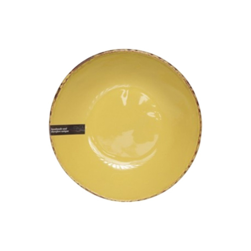 Assiette creuse Organic Line Vert olive - D 22.5 cm