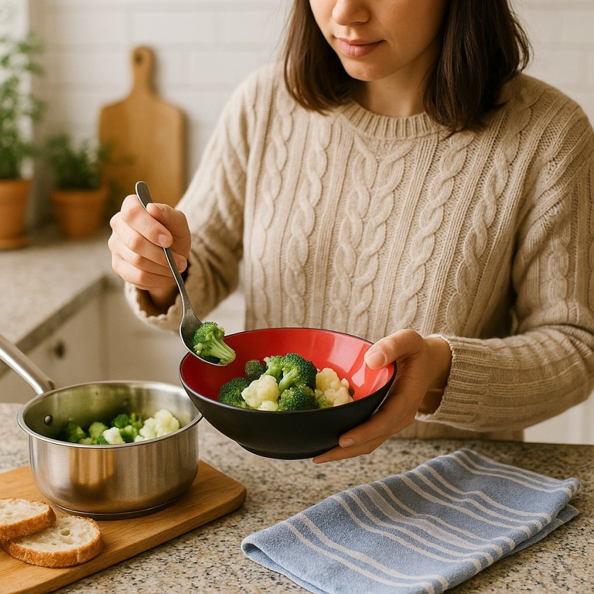 Assiette creuse Finesse Rouge - D 20 cm