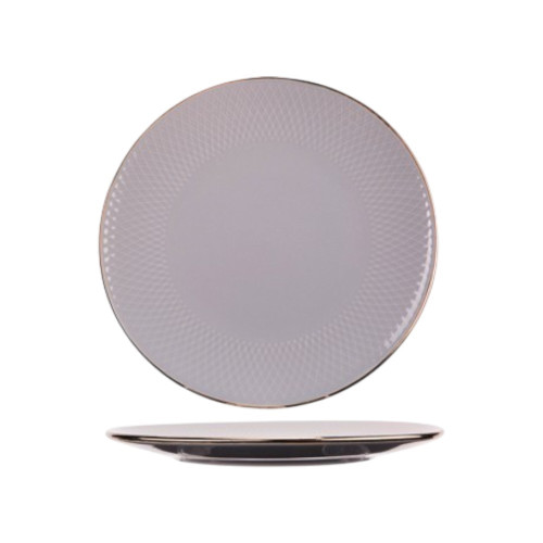 Assiette plate Ravenna Gris - D 27 cm