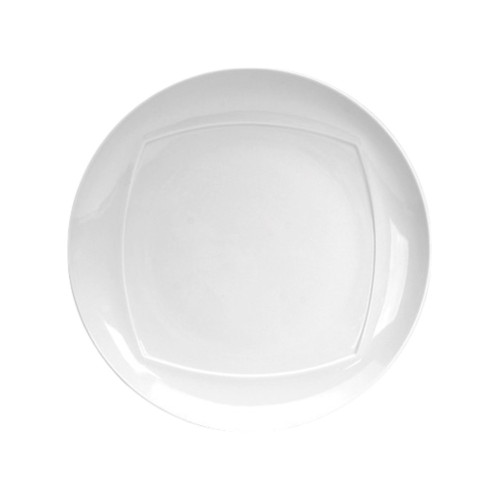 Assiette plate Spazio Blanc - D 28 cm