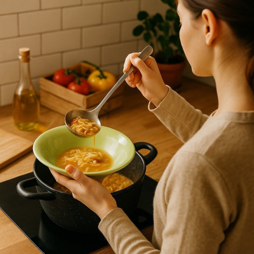 Lot de 6 assiettes creuses Tone Vert - D 22.5 cm