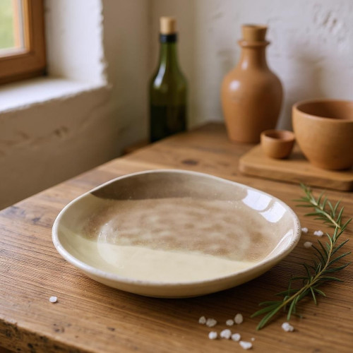 Petite assiette à entrée ou à dessert Yinci - D 16.5*20 cm