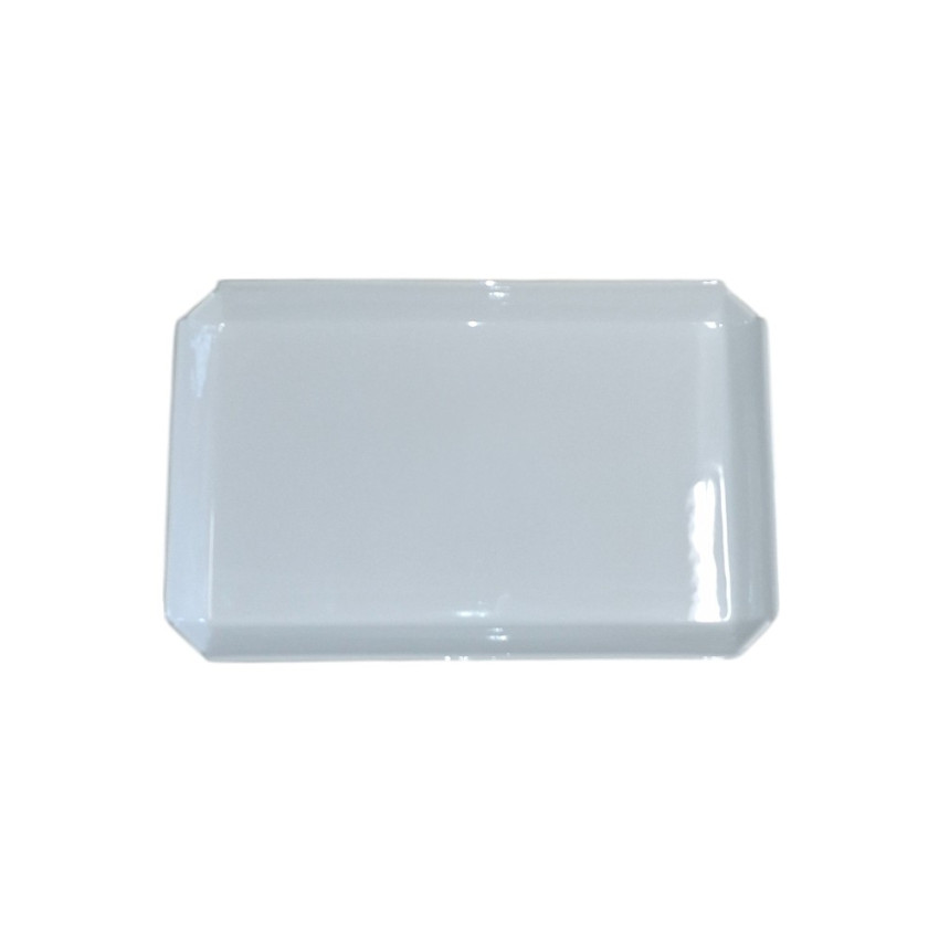 Assiette plate rectangle Edge - D 30.5*19.5 cm