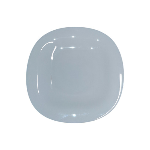 Assiette plate carrée en verre Carine Granit - D 29 cm