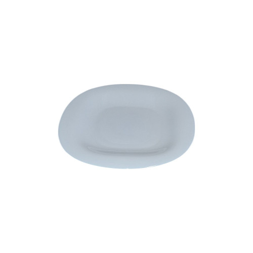 Assiette à entrée ou à dessert carrée en verre Carine Granit - D 20 cm 2