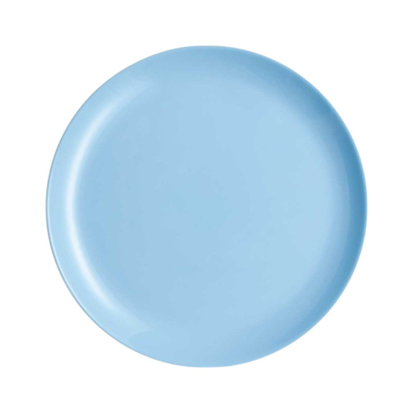 Assiette plate en verre Diwali Bleu - D 27 cm